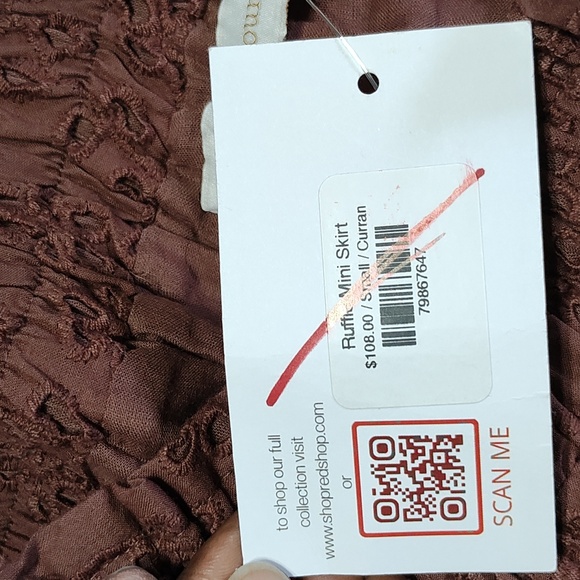 Bishop + Young Lace Ruffle Mini Skirt NWT - Picture 8 of 11